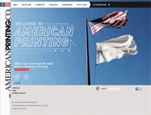 Tablet Screenshot of americanprintingco.net